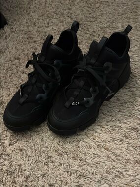 Dior Black Women's Chunky Lace-Up Sneakers
